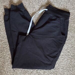 Figs Womens Black Zamora Jogger Scrub Pants size S